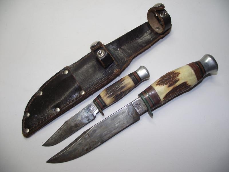 Vintage Sheath Knife Pair. Rodgers. — image 2