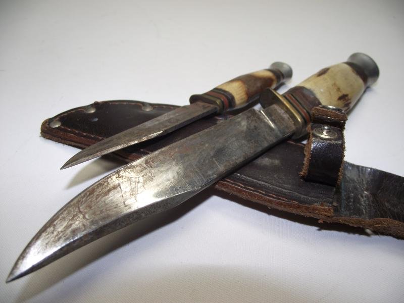 Vintage Sheath Knife Pair. Rodgers. — image 6