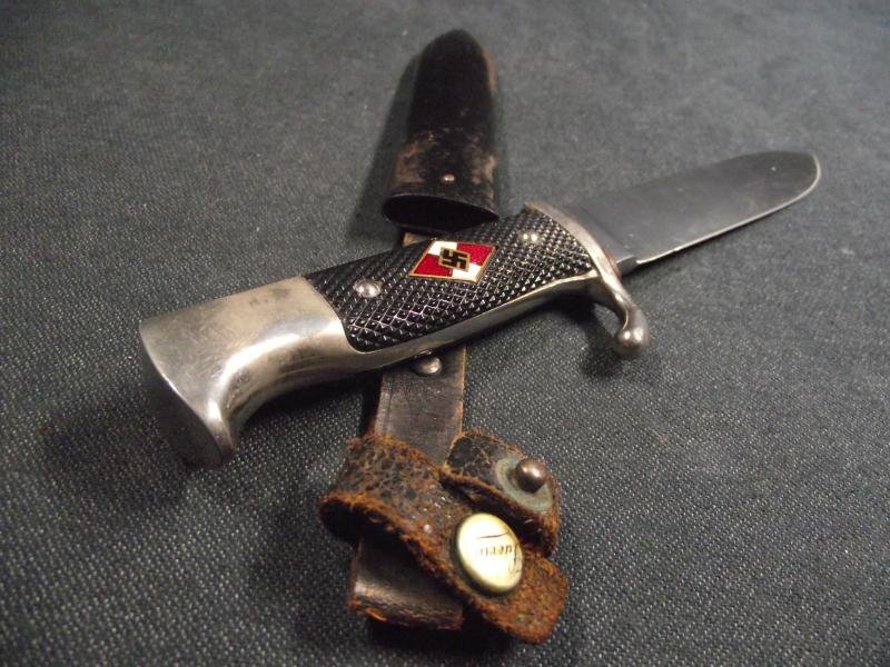WW2 Hitler Youth Knife. M7/13 - Arthur Schuttelhofer. — image 6
