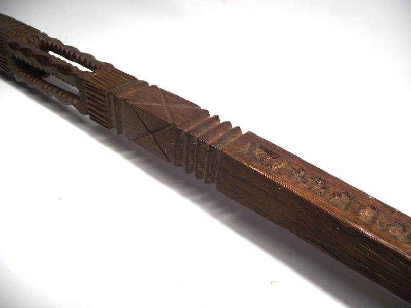 British POW Souvenir Walking Stick. Milag/Westertimke, 1944. — image 3