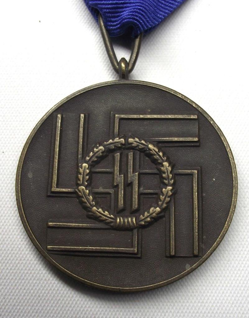 WW2 German SS 8 Year Long Service Medal. Type2. — image 2