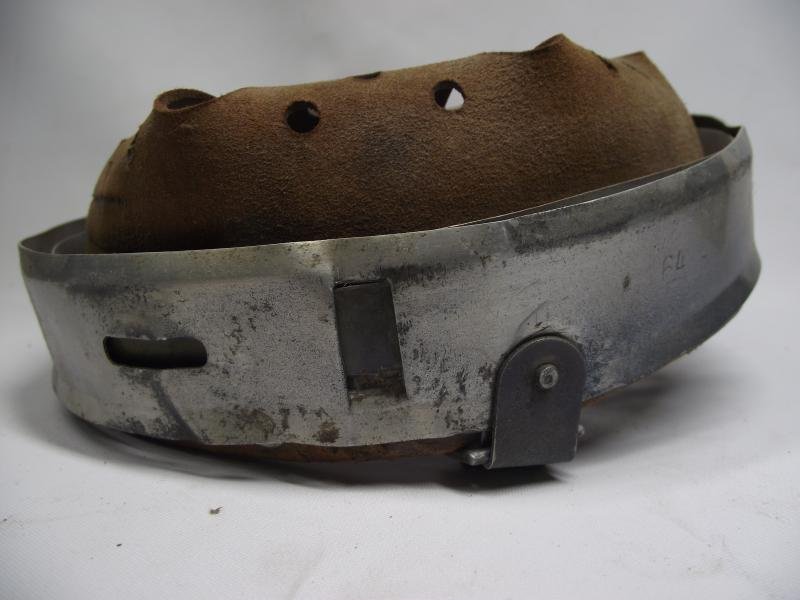 Scarce 1935 Dated Single Band Aluminium M35 Helmet Liner. — image 8