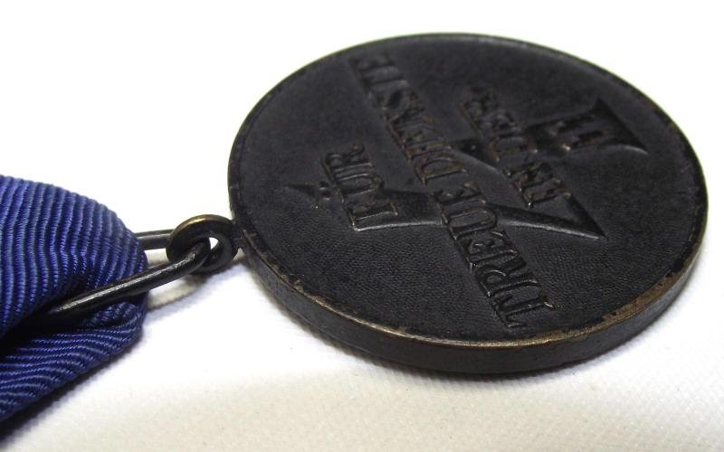 WW2 German SS 4 Year Long Service Medal. Type2. — image 4