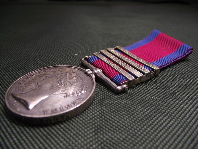 Victorian 24th Foot Talavera 4 Bar Military General Service Medal (MGSM) NO PAYPAL PAYMENTS! — image 10