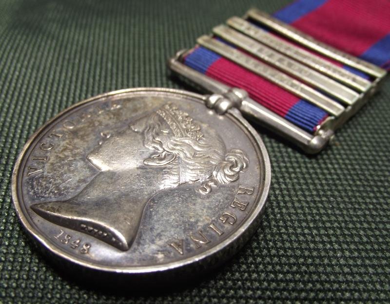 Victorian 24th Foot Talavera 4 Bar Military General Service Medal (MGSM) NO PAYPAL PAYMENTS! — image 2