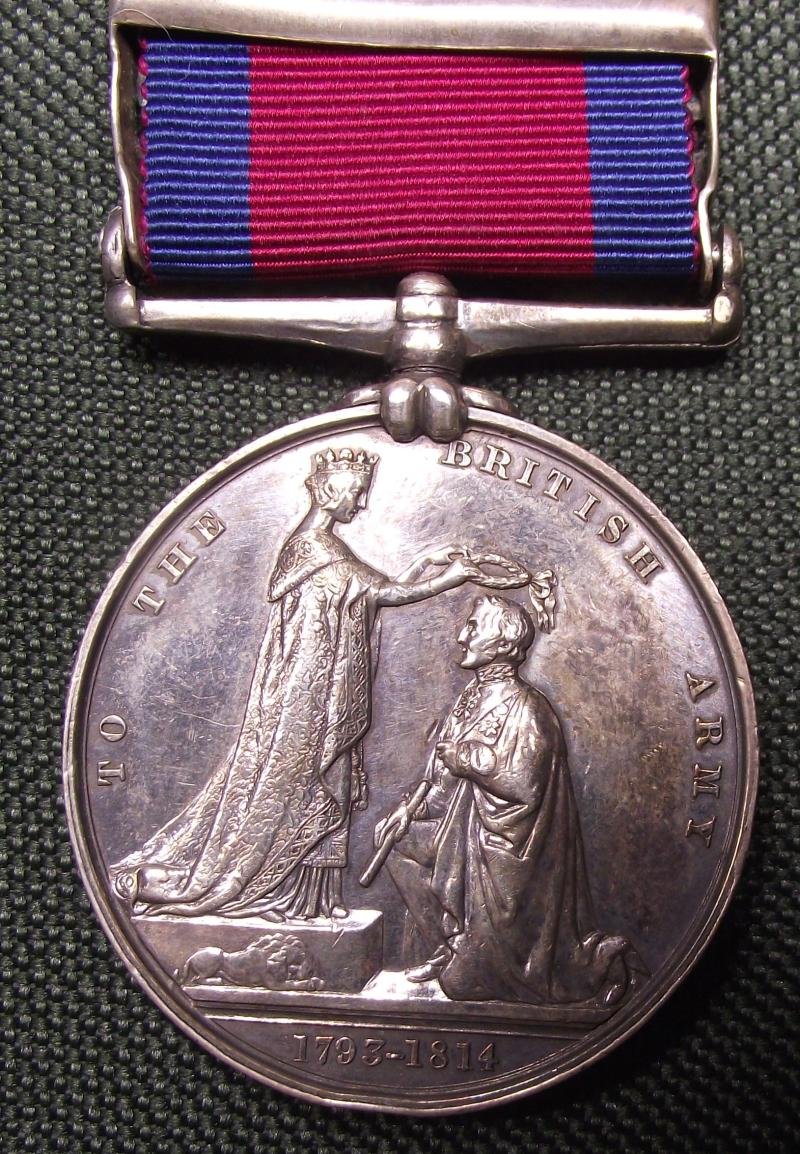 Victorian 24th Foot Talavera 4 Bar Military General Service Medal (MGSM) NO PAYPAL PAYMENTS! — image 4