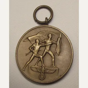 WW2 German 1938 Entry into Sudetenland Czech Anschluss Medal