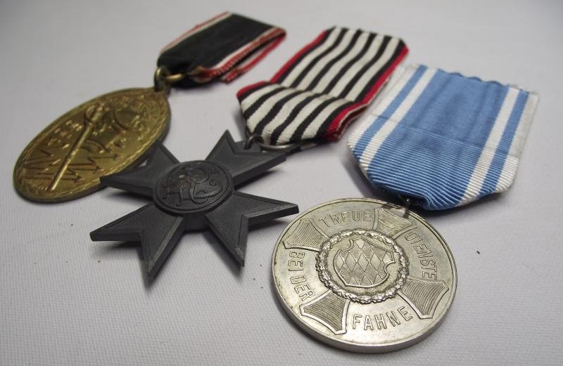 3 X German Imperial WW1 Military Medals. — image 3