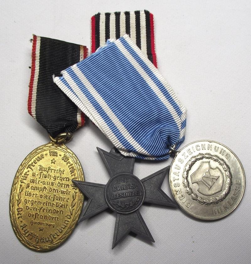 3 X German Imperial WW1 Military Medals. — image 4