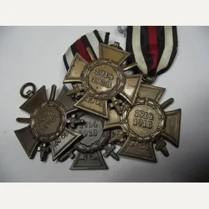 4 X WW1 German ''Hindenburg'' Honour Crosses.