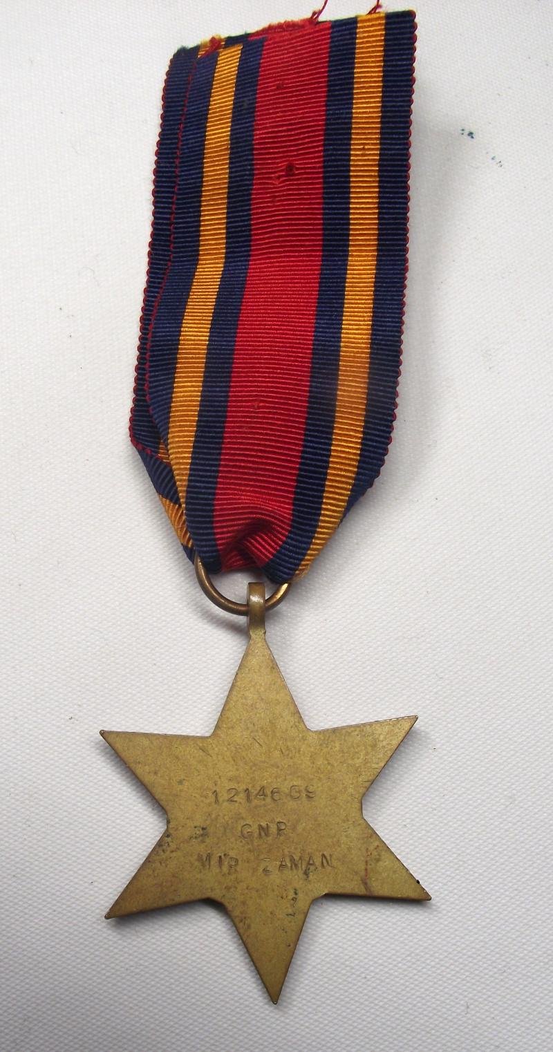 WW2 British Burma Star. Named and Numbered. — image 3