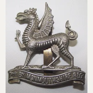 2nd Battalion Monmouthshire Regiment Cap Badge.