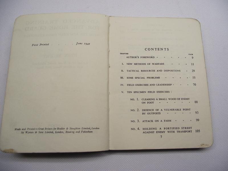 Advanced Training For The Home Guard Booklet. 1941. — image 4