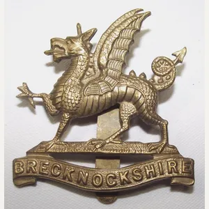 Brecknockshire Territorial Battalion Cap Badge.