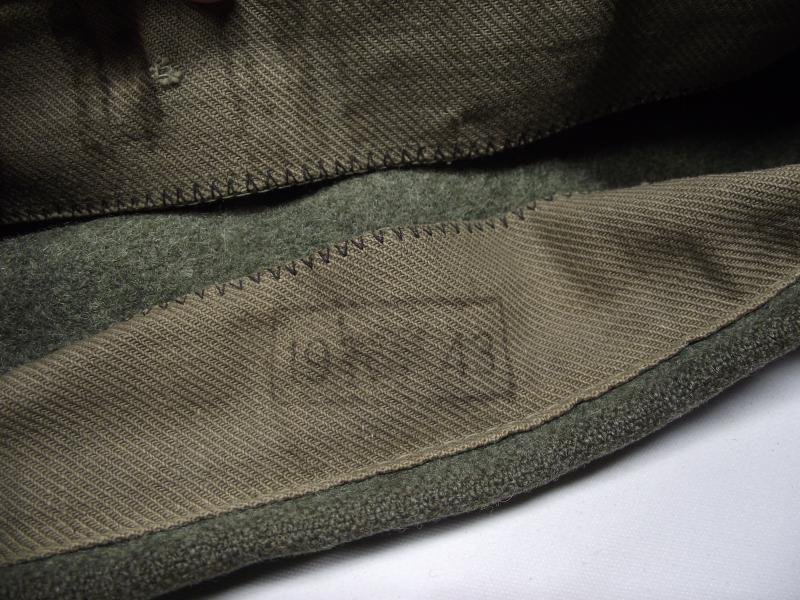 1943 Dated Swedish M39 Wool Side Cap. — image 6