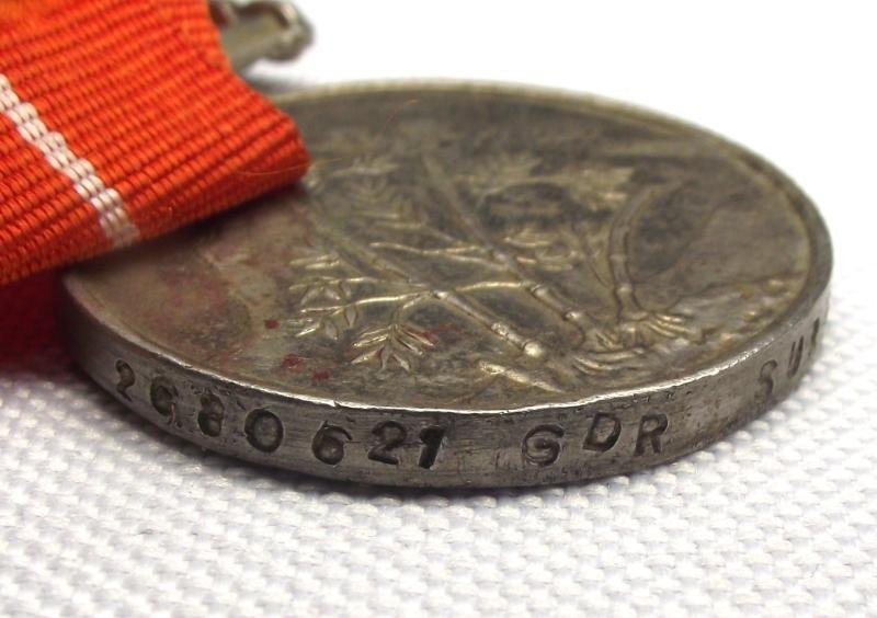 Indian Service Medal. Sainya Seva. Jammu and Kashmir. Grenadiers. — image 5