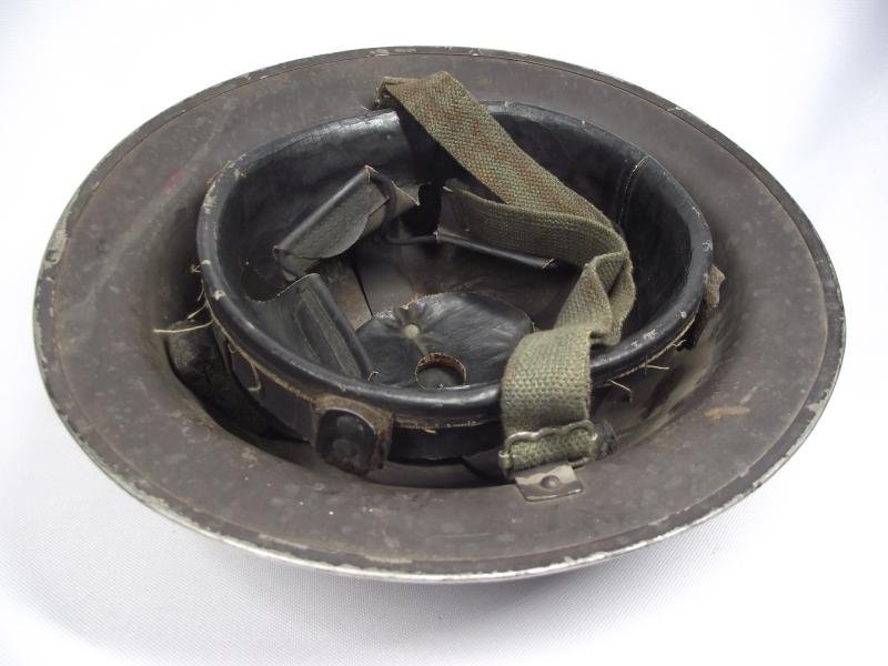 1939 Dated MK2 Army Helmet with Rough Brown Finish. — image 10