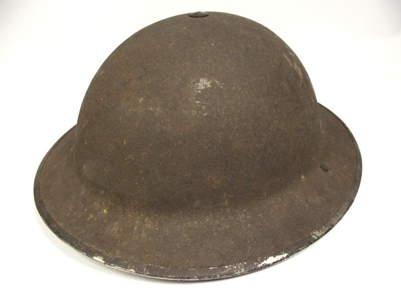 1939 Dated MK2 Army Helmet with Rough Brown Finish. — image 3