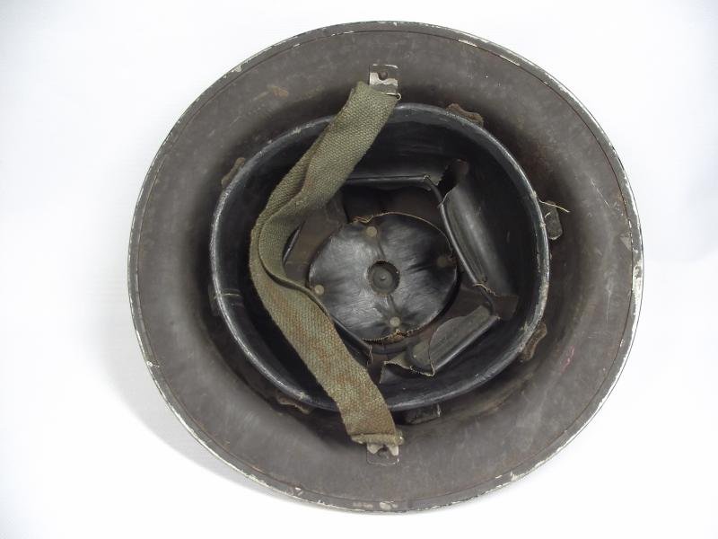 1939 Dated MK2 Army Helmet with Rough Brown Finish. — image 8