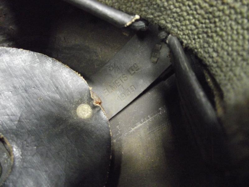 1939 Dated MK2 Army Helmet with Rough Brown Finish. — image 9