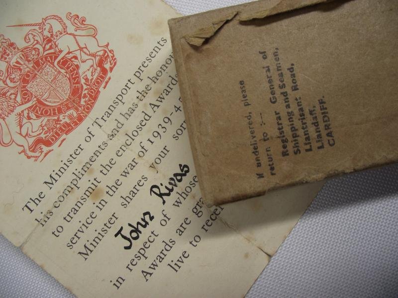 WW2 Cardiff Merchant Navy Casualty, SS-Empire Lake 1943. Sunk by U-181. — image 5