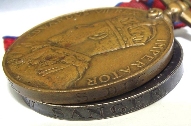 Metropolitan Police Coronation Medal Pair. 1902 and 1911, S-Division. — image 5