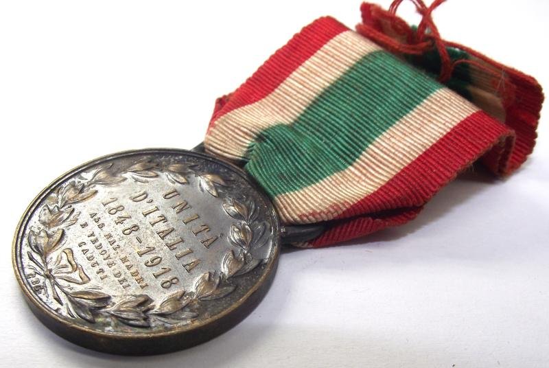 1848-1918 Italian Unification Medal. — image 4
