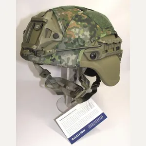 Dutch Viper Combat Helmet and Accessories Including Carry Bag.