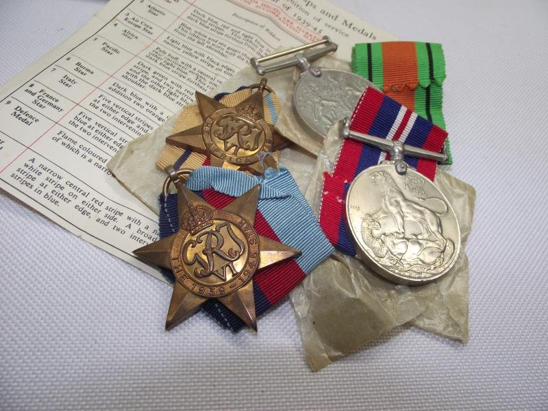 WW2 RAF Boxed Medal Group, Pontypool. — image 4