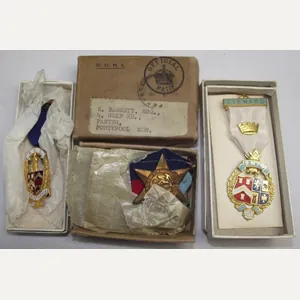 WW2 RAF Boxed Medal Group, Pontypool.