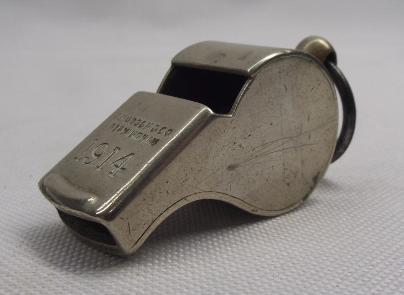 1914 Dated British Military Whistle. — image 2