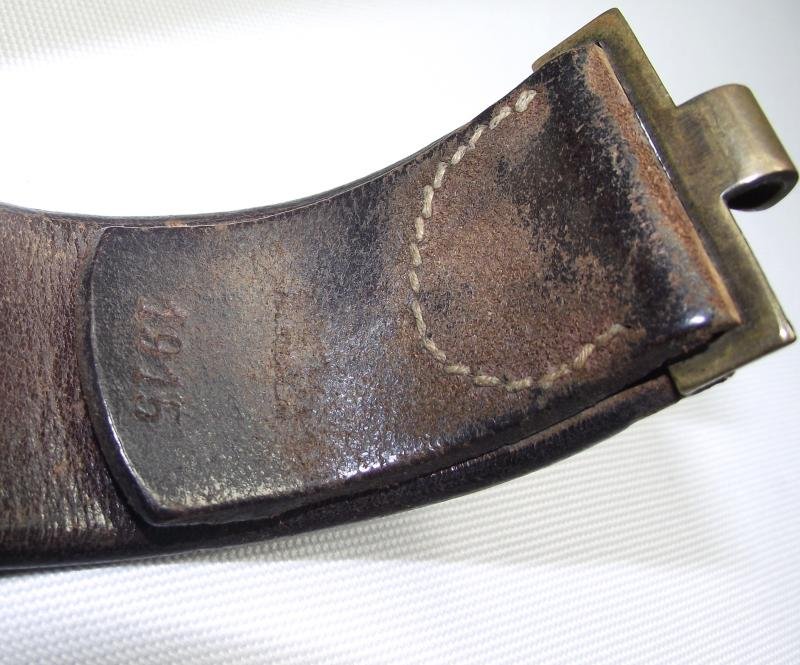 WW1 German Prussian Belt and Buckle, 1915 Dated. — image 7