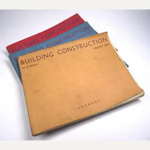 3 X Wartime Publications, Building Construction, 1943/45/46.