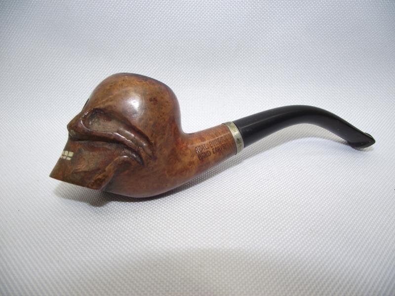 Vintage Skull Bowl Smoking Tobacco Pipe. — image 7
