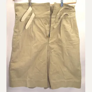 British WW2 Army Khaki Drill Shorts.