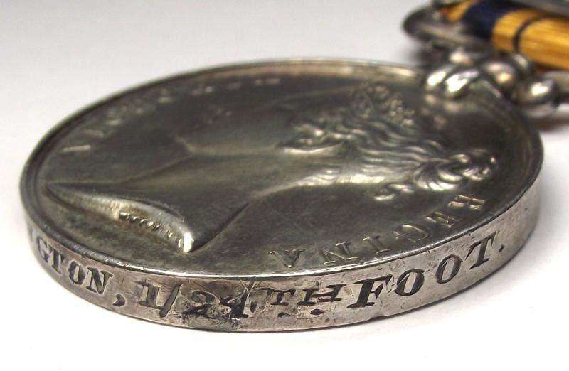 24TH Foot Isandhlwana Casualty South Africa Medal. NO PAYPAL PAYMENT!! — image 10