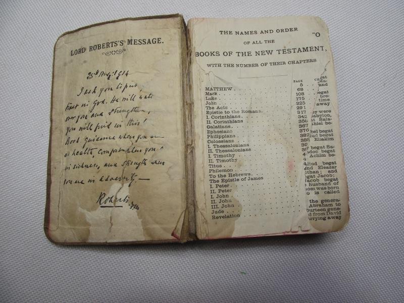 WW1 British Soldier's YMCA New Testament. — image 3
