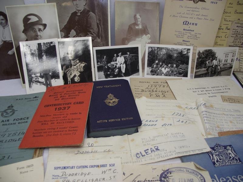 WW2 RAF 54 OTU Medal and Paperwork Grouping. Cardiff Veteran. — image 3