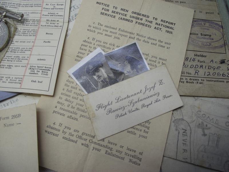 WW2 RAF 54 OTU Medal and Paperwork Grouping. Cardiff Veteran. — image 6