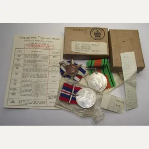 Boxed WW2 RAF Medal Group.