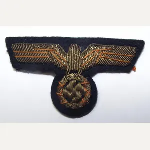 WW2 Kriegsmarine Officers Bullion Cap Eagle.