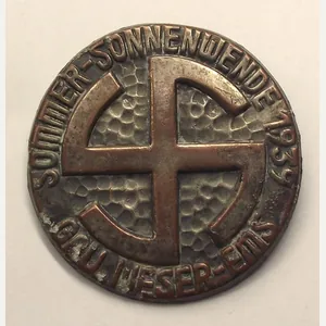 Sommer-Sonnenwende Event Badge/Tinnie. 1939.