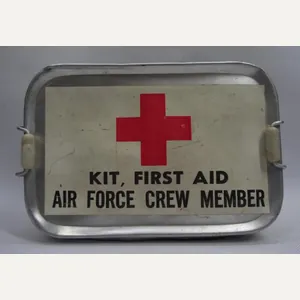 Air Force Crew Members, First Aid Kit Tin.