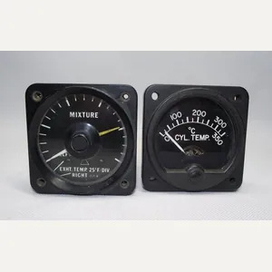 2 X Aircraft Panel Gauges.