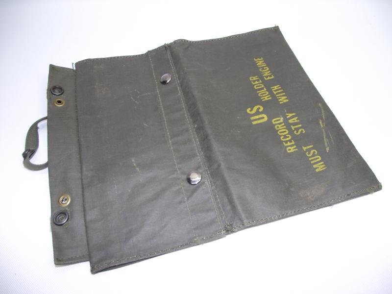 U.S. Army Truck Engine Record Sheet Waterproof Wallet. — image 4