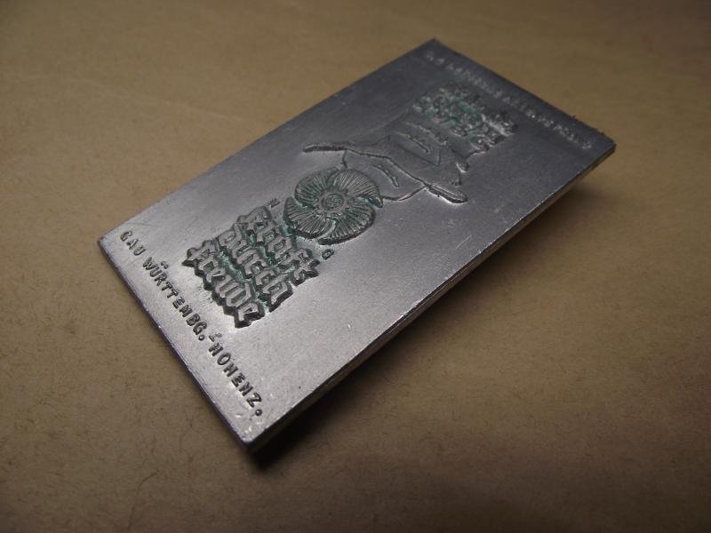 DAF/KDF Event Badge Tinnie/ Urlaubs Fahrten, 1936. — image 2