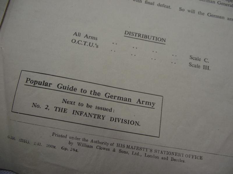 5 X 1941 Dated War Office Publications, Popular Guide to the German Army. to — image 10