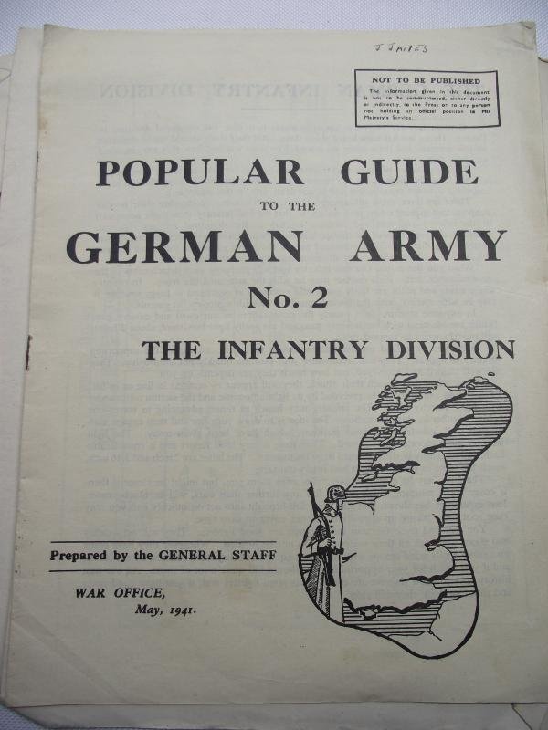 5 X 1941 Dated War Office Publications, Popular Guide to the German Army. to — image 5