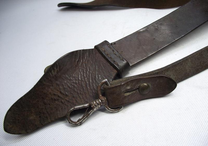 WW2 Imperial Japanese Army NCO Sword Belt and Hanger. — image 4
