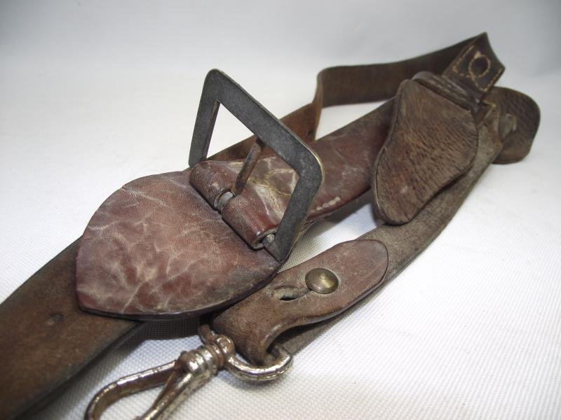 WW2 Imperial Japanese Army NCO Sword Belt and Hanger. — image 6